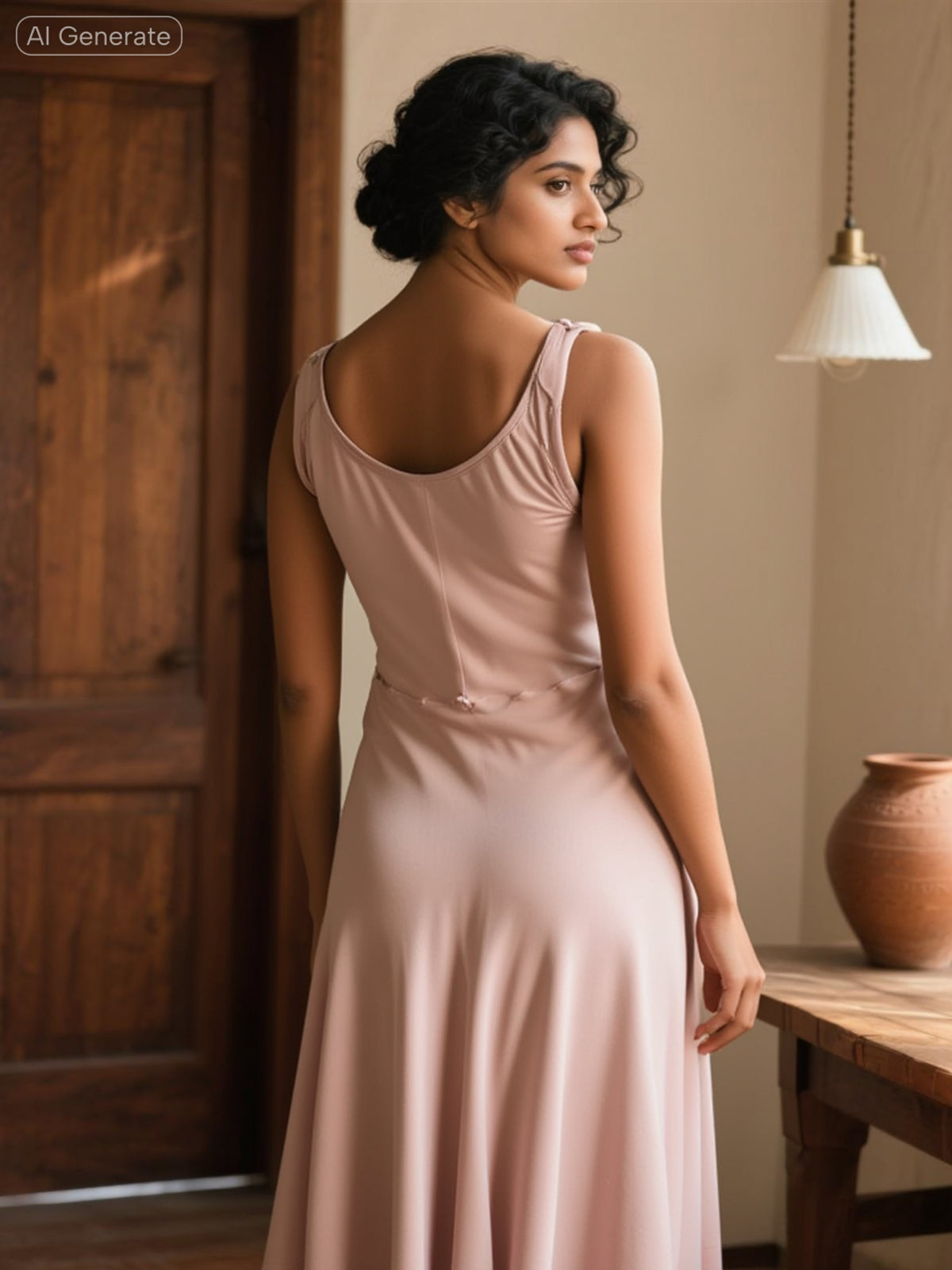 Amber in Dusty Rose