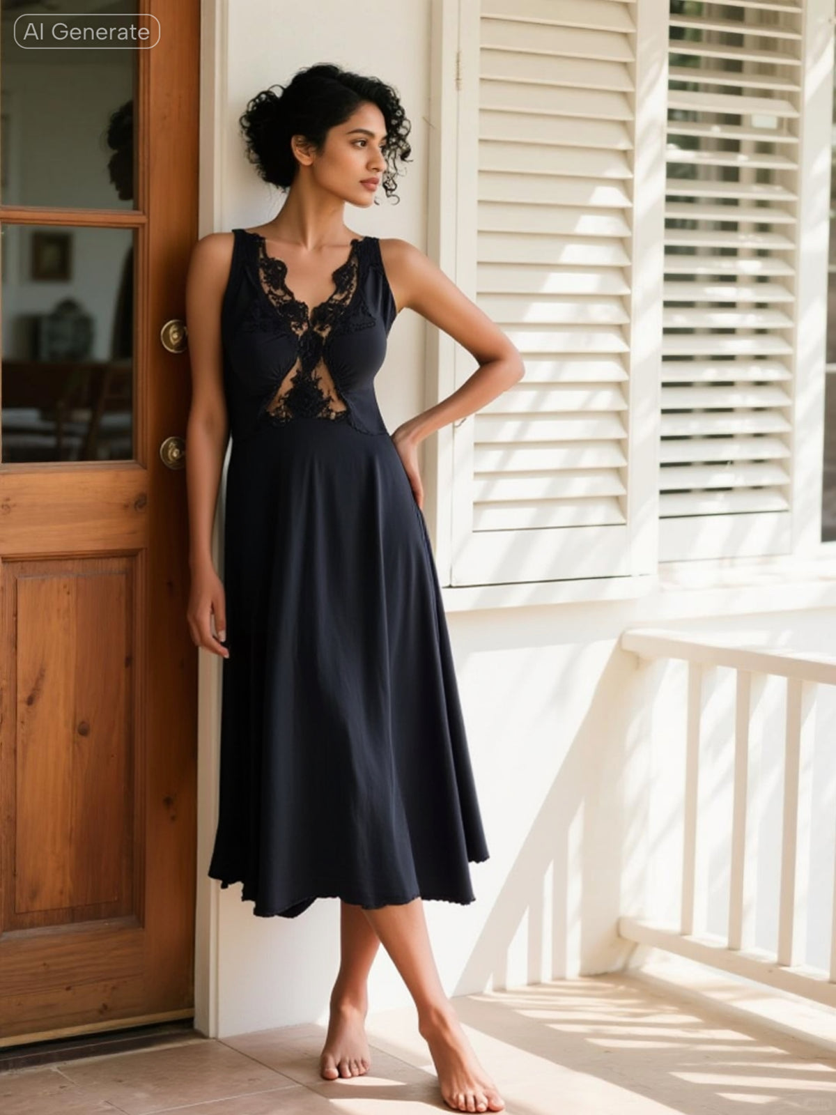 Amber in Noir Black