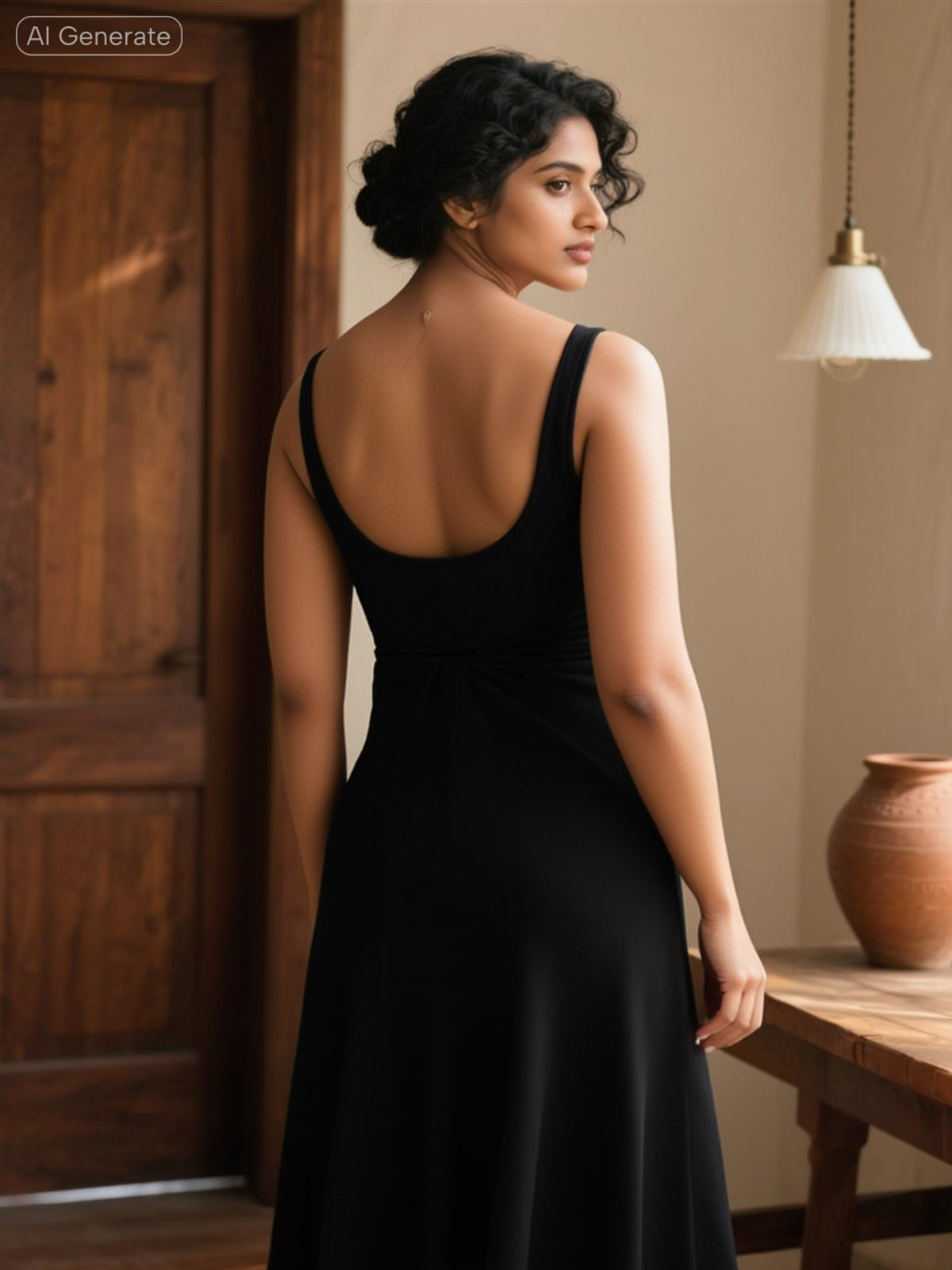 Amber in Noir Black