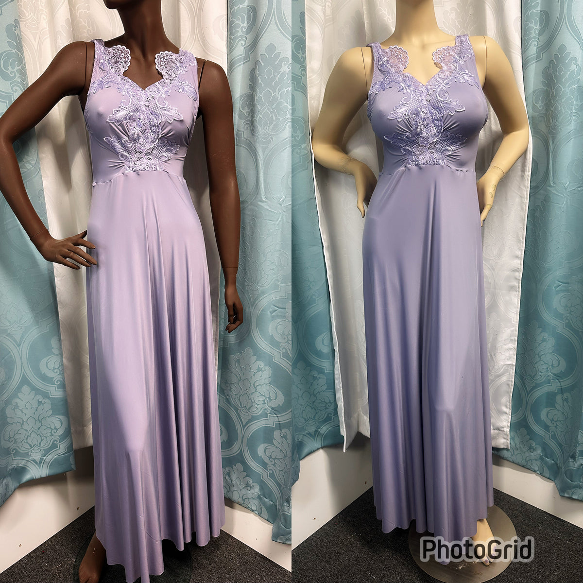 Vintage inspired sleepwear Lilac nightgown